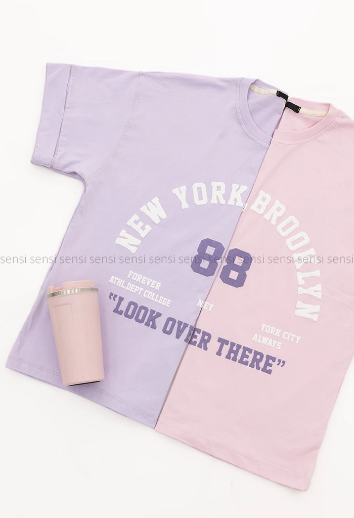 تیشرت باکسی New York88 کد1005498